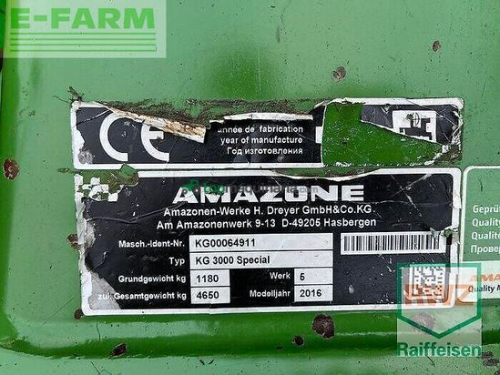 Sembradora - Amazone - d9 3000 super mit kg 3000 special