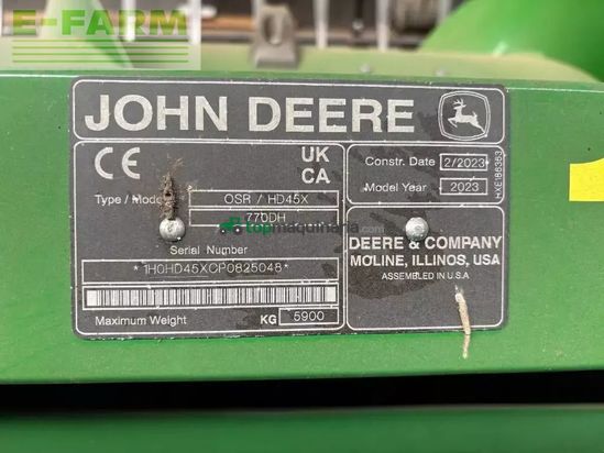 Cosechadora de Cereal - John Deere - x9 1000