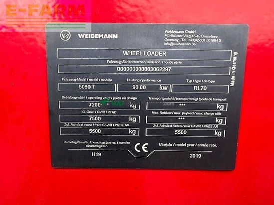 Telescopica - Weidemann - 5080 t