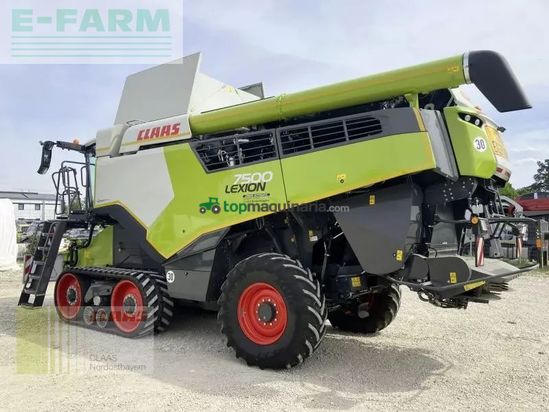 Cosechadora de Cereal - Claas - lexion 7500 tt + v930 + tw