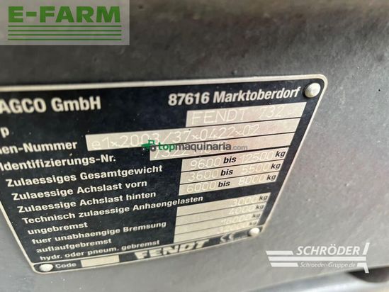 Tractor agrícola - Fendt - 714 vario scr | chcnav gps