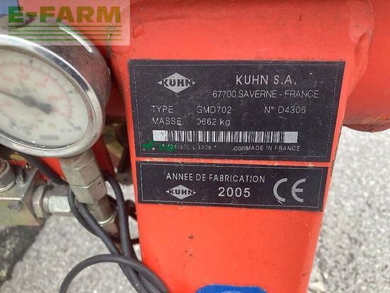 Cortacésped manual - Kuhn - gmd 702 gii