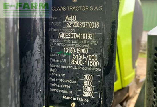 Tractor agrícola - Claas - axion 830 cmatic