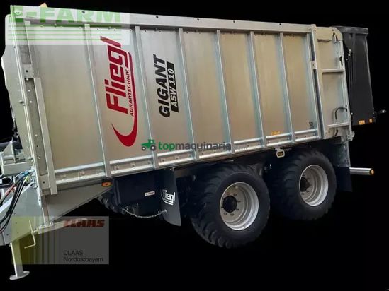 Cinta transportadora de forraje - Fliegl - gigant asw 110 tandem