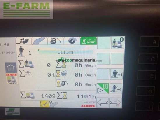 Remolqu agrícola - Claas - cargos 8500 tridem