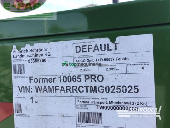 Henificador - Fendt - former 10065 pro