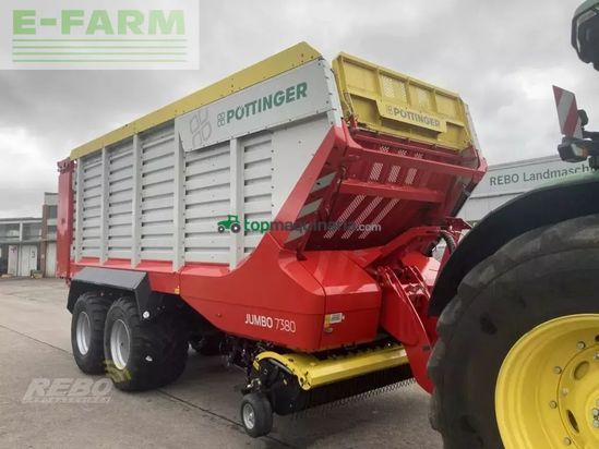 Remolqu agrícola - Pöttinger - jumbo 7380 db