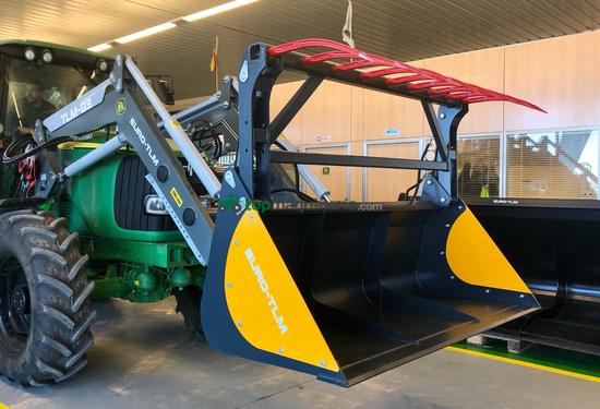 Cazo cocodrilo desensilador para tractor y telescópica