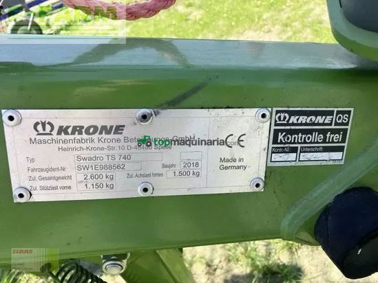 Rastrillo - Krone - ts 740