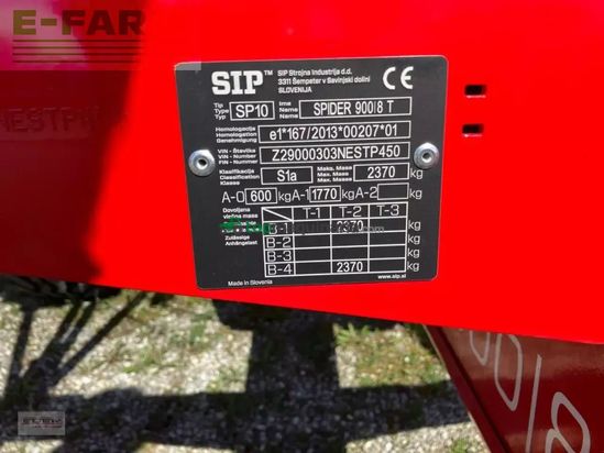 Henificador - SIP - spider 900/8 t