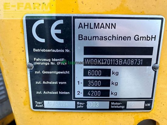 Minicargadora - Ahlmann - al 70e