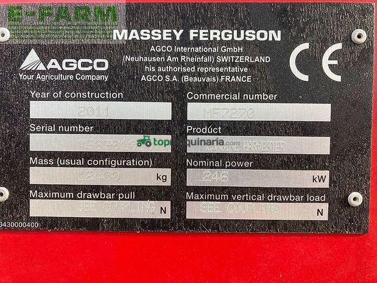 Cosechadora de Cereal - Massey Ferguson - beta 7270
