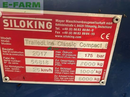 Remolqu esparcidor - Siloking - compact 8