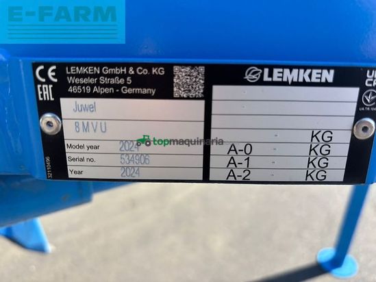 Arado - Lemken - juwel 8 m v u 5 l 100