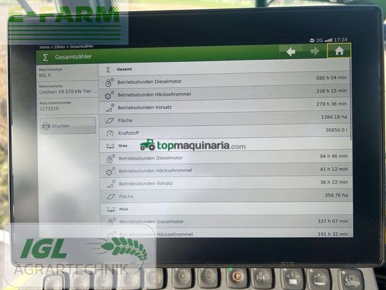 Cosechadora de Cereal - Krone - big x 780 (st 5)
