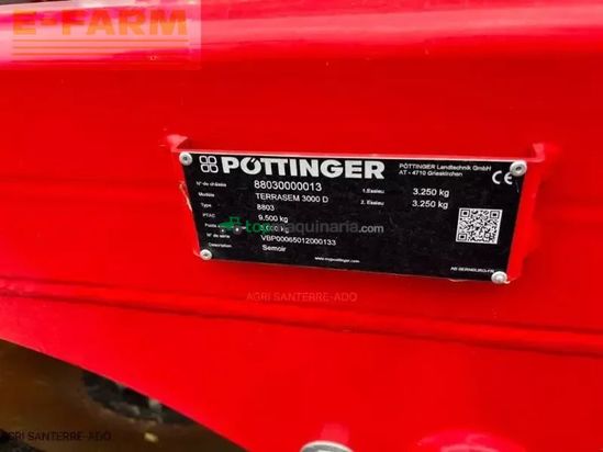 Sembradora directa - Pöttinger - terrasem 3000 d