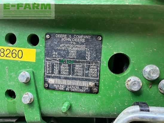 Tractor agrícola - John Deere - 6r175 *garantieverlängerung*