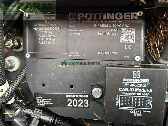 Empacadora gigant - Pöttinger - impress 3160 vc pro