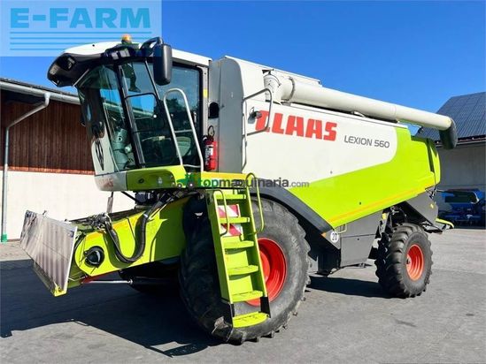 Cosechadora de Cereal - Claas - lexion 550 / 3d / v750