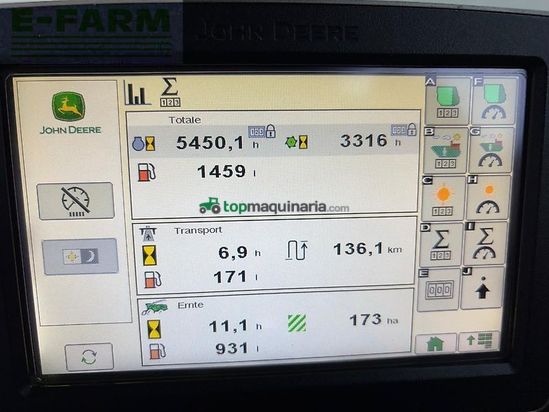 Cosechadora de Cereal - John Deere - 8400i prodrive 40 km/h