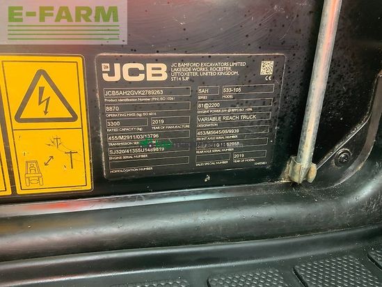 Telescopica - JCB - 533-105 telehandler (st27777)
