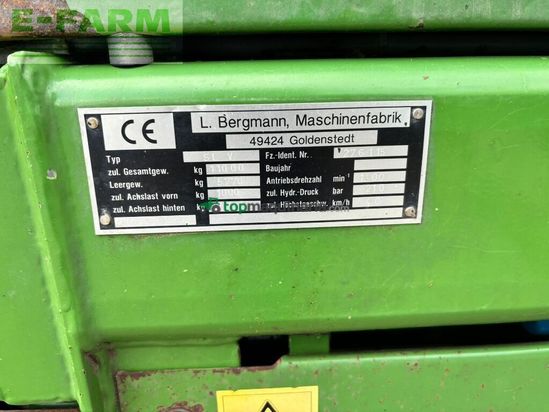 Cinta transportadora de forraje - Bergmann - ladewagen royal 28s