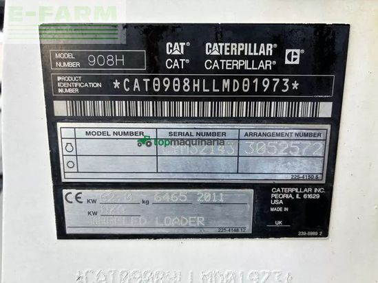 Minicargadora - Caterpillar - 908h