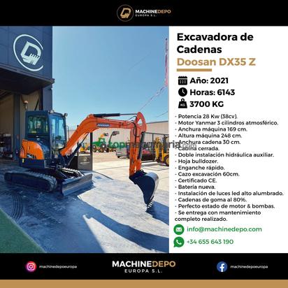 Excavadora Doosan DX35 Z