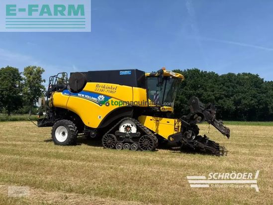 Cosechadora de Cereal - New Holland - cr 8080 + schneidwerk 9,15m vario