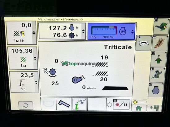 Cosechadora de Cereal - John Deere - t560i hm