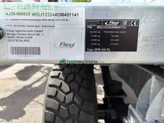 Remolqu agrícola - Fliegl - dpw 240 bl profi