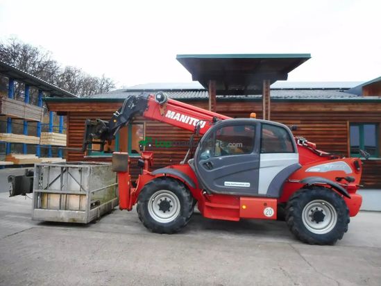 Telescopica - Manitou - mt1440 ( 14m 4t ) arbeitskorb + gabel