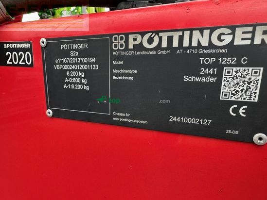 Henificador - Pöttinger - top 1252 c