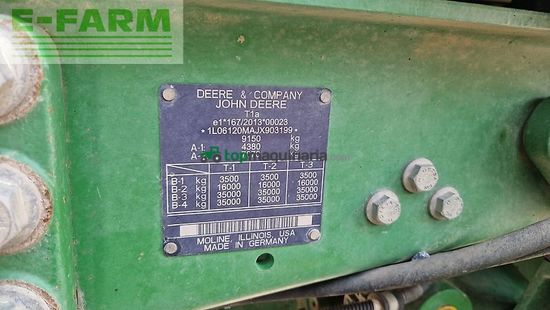 Tractor agrícola - John Deere - 6120m commandquad