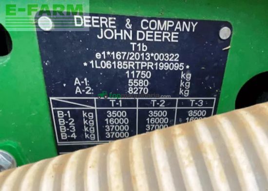 Tractor agrícola - John Deere - 6r 185