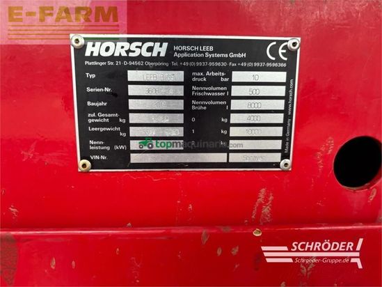 Atomizador - Horsch - leeb 8 gs | 36 meter
