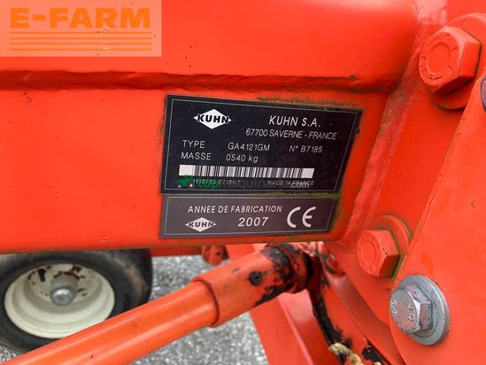 Henificador - Kuhn - ga 4121gm masterdrive