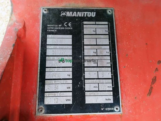Brazo MANITOU 160ATJ EJE OSCILANTE