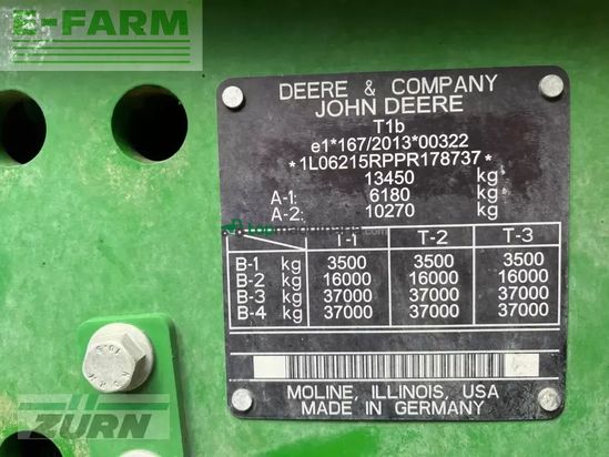 Tractor agrícola - John Deere - 6r215