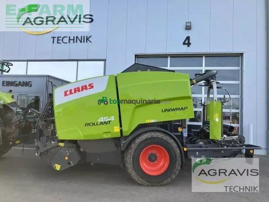 Empacadora gigant - Claas - rollant 454 rc uniwrap