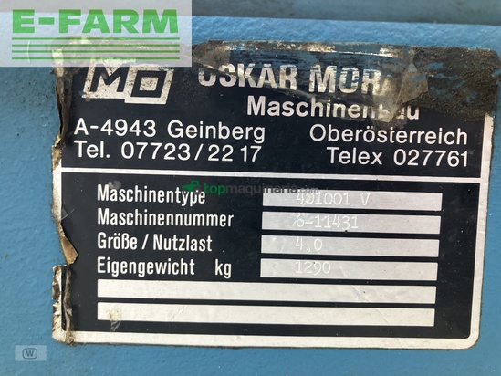 Cuba de purin - Morawetz - gülleknecht 4000