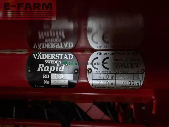 Sembradora - Väderstad - rapid 400s