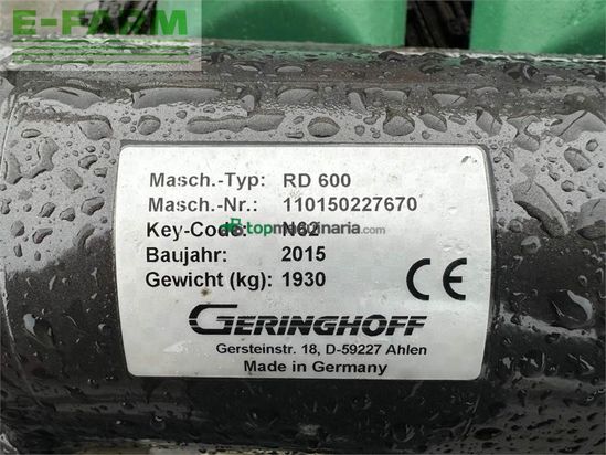 Cabezal - Geringhoff - rota disc 600