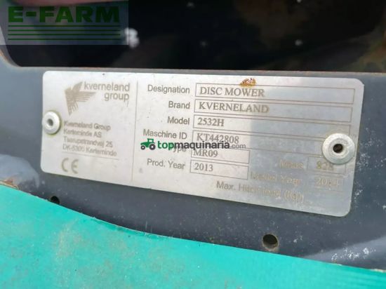 Cortacésped manual - Kverneland - faucheuse kt2532h kverneland