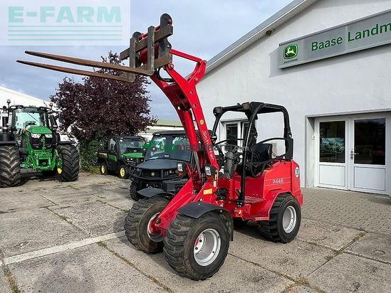 Minicargadora - Schaffer - 2445 hoflader mit stvzo