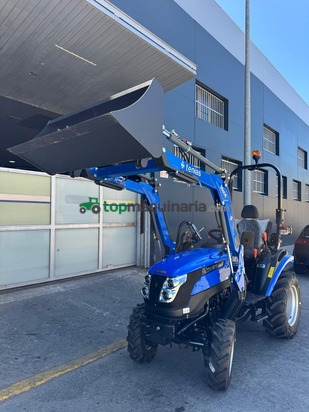 Tractor Solis 26XL con pala Tenias