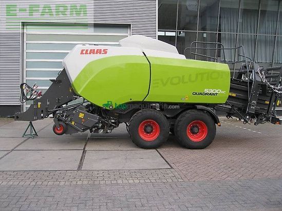 Empacadora gigant - Claas - quadrant 5300 evolution fc tandem