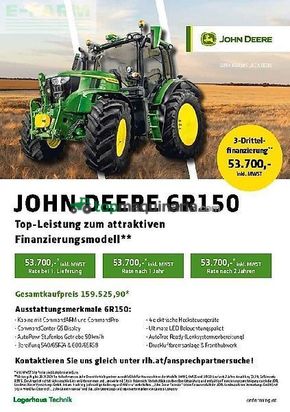 Tractor agrícola - John Deere - 6r 150