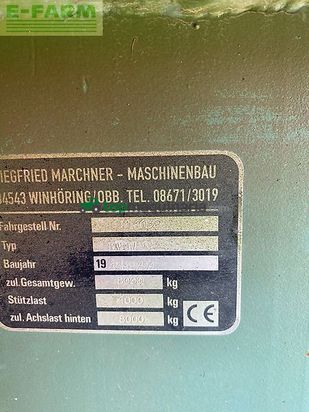 Remolqu esparcidor - Marchner - mvmw12 einschnecker reparaturbedürftig