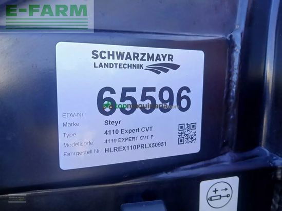 Tractor agrícola - Steyr - 4110 expert cvt CVT
